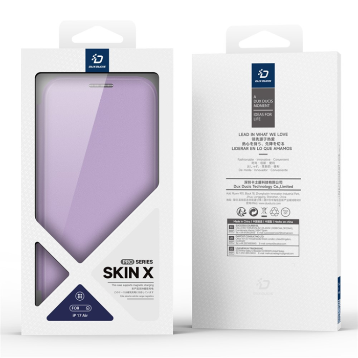 Dux Ducis - Dux Ducis iPhone Air Plånboksfodral MagSafe Skin X Pro Kickstand