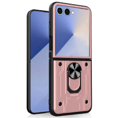 A-One Brand - Galaxy Z Flip 7 Mobilskal Kickstand - Rosa Guld