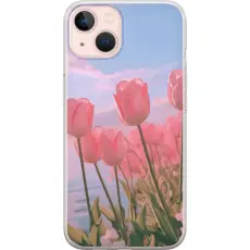Gustaf - Mobilskal till Apple iPhone 13 mini med Rosa Tulpaner
