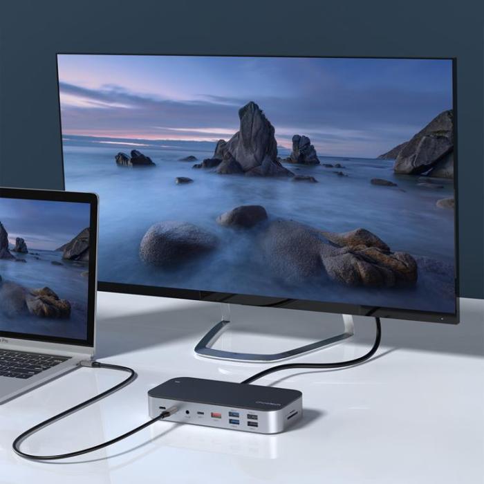 Choetech - Choetch HUB USB-C M52 - Grå