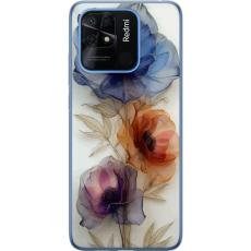 iSecrets - Mobilskal till Xiaomi Redmi 10C med Silkesblommor