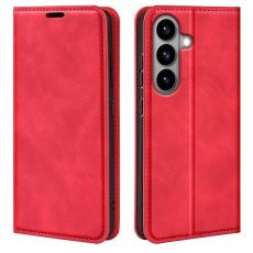 OEM - Samsung Galaxy S26 Fodral KonstL&auml;der Touch - R&ouml;d