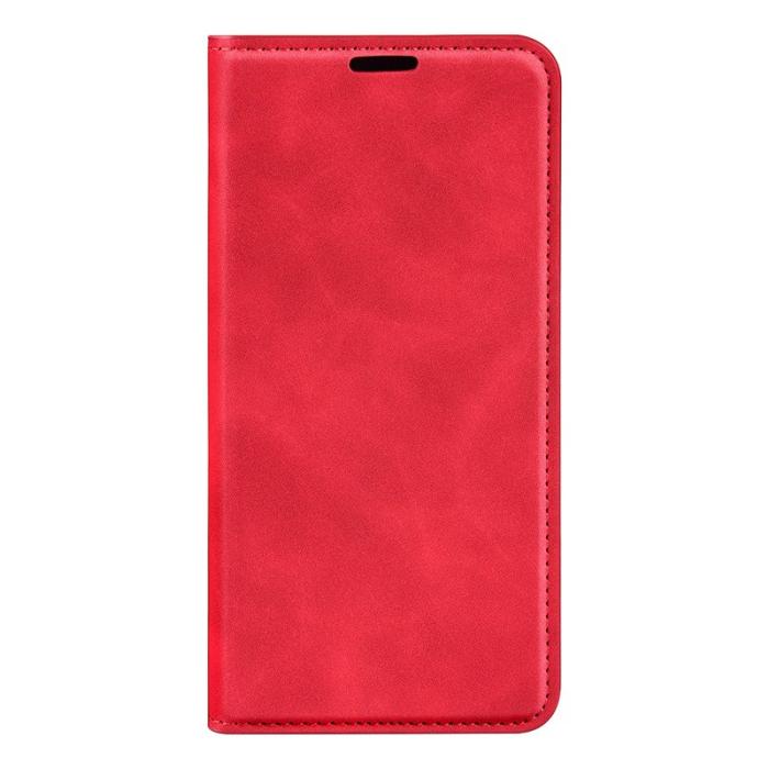 OEM - Samsung Galaxy S26 Fodral KonstLäder Touch - Röd