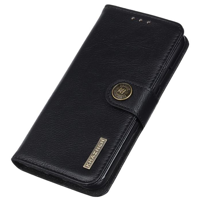 KHAZNEH - KHAZNEH Galaxy S23 FE Plånboksfodral Cowhide - Svart