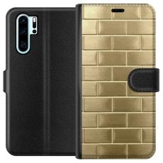 iSecrets - Plånboksfodral till Huawei P30 Pro med Gyllene Murstenar