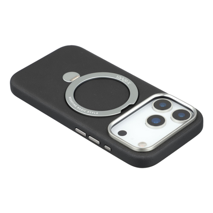 X-Level - X-LEVEL iPhone 17 Pro Mobilskal MagSafe Kickstand - Svart