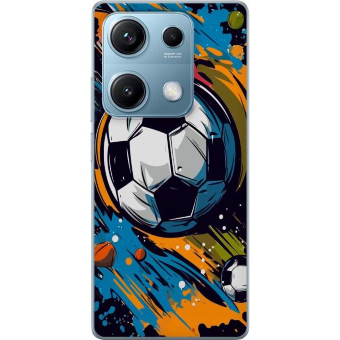 iSecrets - Mobilskal till Xiaomi Redmi Note 14S med Fotbollar