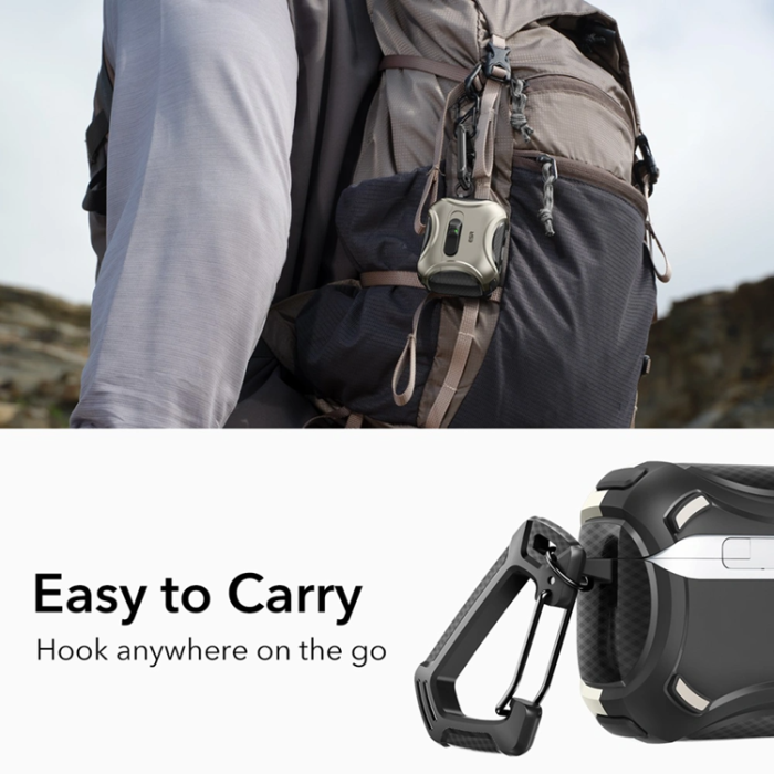 ESR - ESR Apple Airpods Pro 3 Skal Magsafe Cyber Flicklock