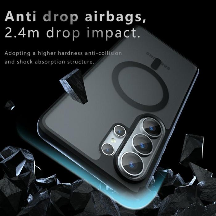 OEM - Mobilskal för Samsung Galaxy S26 Ultra Magnetiskt TPU + PC - Svart