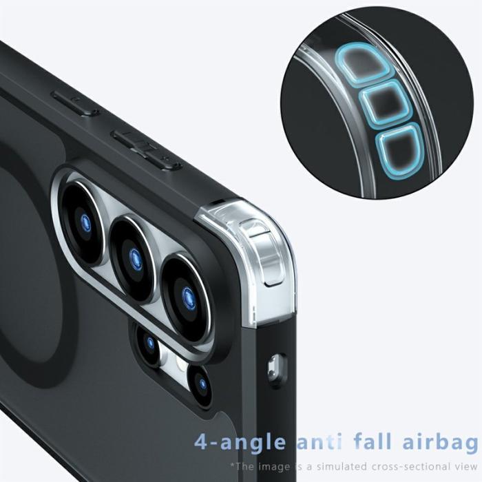 OEM - Mobilskal för Samsung Galaxy S26 Ultra Magnetiskt TPU + PC - Svart
