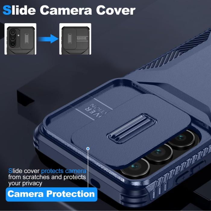 OEM - Mobilskal för Samsung Galaxy S26 Camshield TPU + PC - Blå