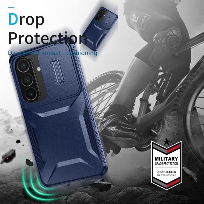 OEM - Mobilskal för Samsung Galaxy S26 Camshield TPU + PC - Blå