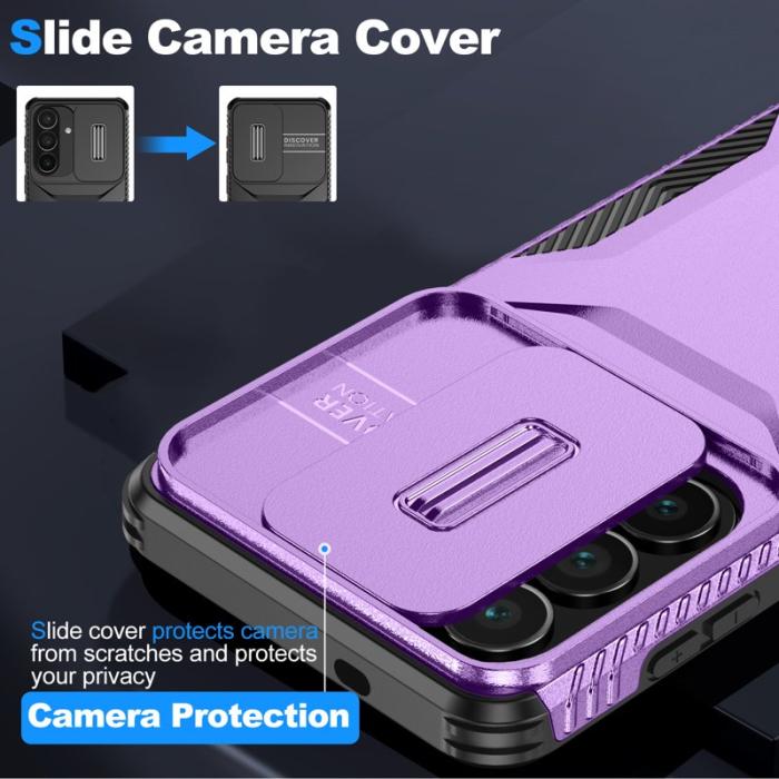 OEM - Mobilskal för Samsung Galaxy S26 Camshield TPU + PC - Lila