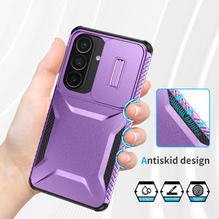 OEM - Mobilskal för Samsung Galaxy S26 Camshield TPU + PC - Lila