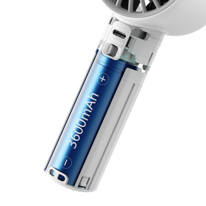 Jisulife - Jisulife Bärbar USB Handfläkt 5000 mAh Fan 10S - Grå