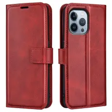 OEM - Flip Folio iPhone 14 Pro Max Pl&aring;nboksfodral - R&ouml;d