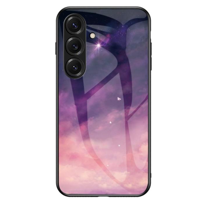OEM - Mobilskal för Samsung Galaxy S26 Plus Härdat glas - Drömmande stjärnhimmel
