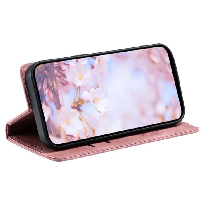 OEM - Mobilskal till Samsung Galaxy S26 Plus Magnetisk Stängning KonstLäder Roséguld