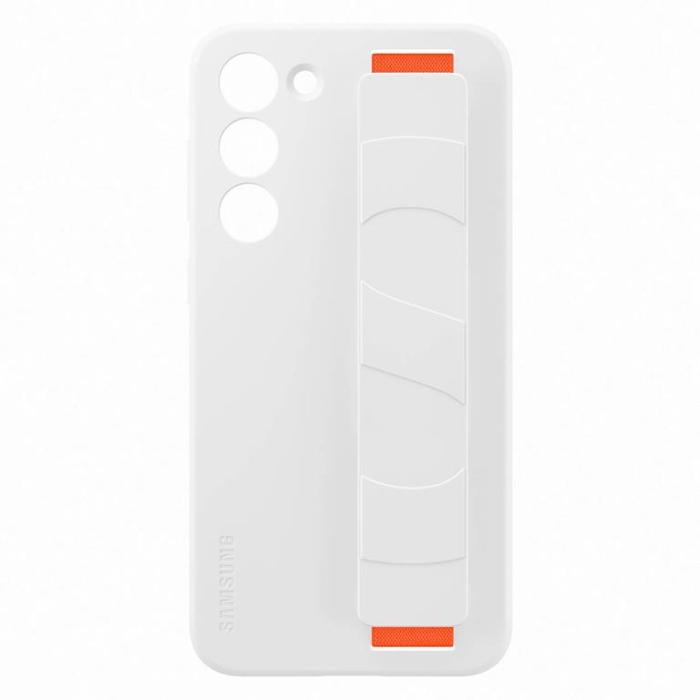 Samsung - Samsung Galaxy S23 Skal Silicone Grip Case - Vit