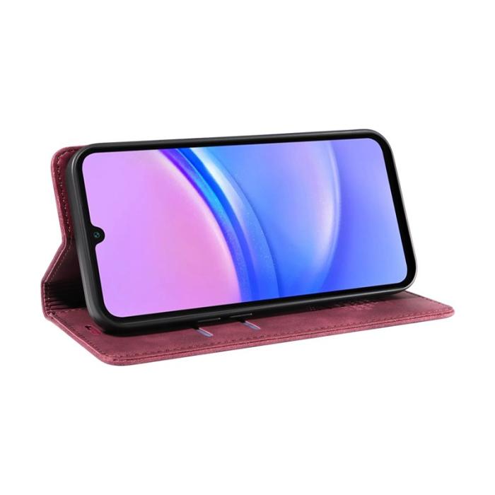 BETOPNICE - BETOPNICE 003 för Samsung Galaxy A17 Plånboksfodral Konstläder - Röd