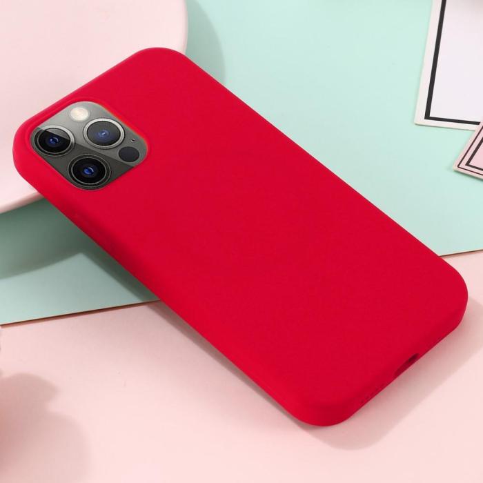 OEM - MagSafe Liquid Silicone Skal iPhone 13 Pro Max - Röd