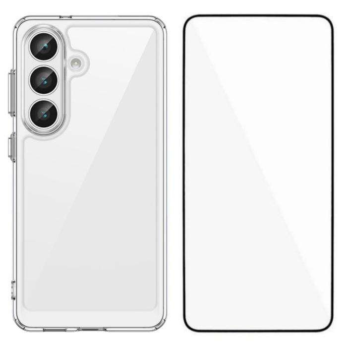 WANLONFENG - WANLONFENG Mobilskal till Samsung Galaxy S26 Plus TPU Akryl Klar - Transparent