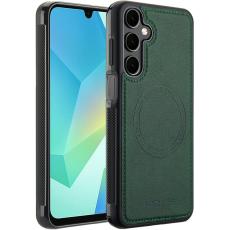 LC.imeeke - LC.IMEEKE Samsung Galaxy A16 Fodral KonstL&auml;der - Gr&ouml;n