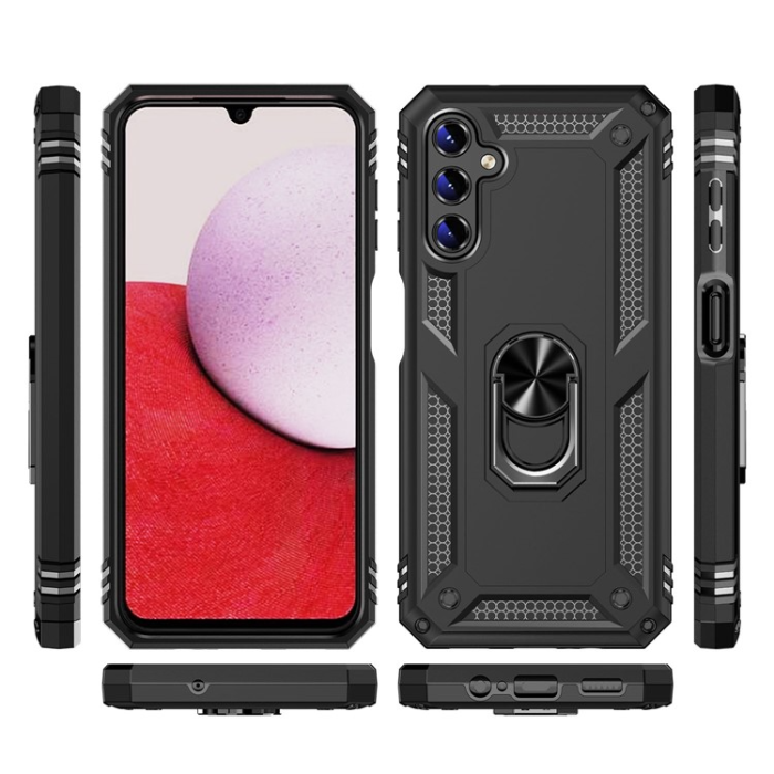 OEM - Galaxy A54 5G Mobilskal Ringhållare Military Grade - Svart