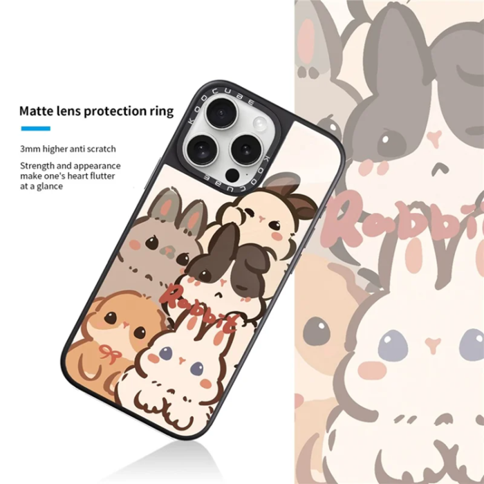 A-One Brand - iPhone 15 Pro Max Mobilskal MagSafe Aluminium Silikon