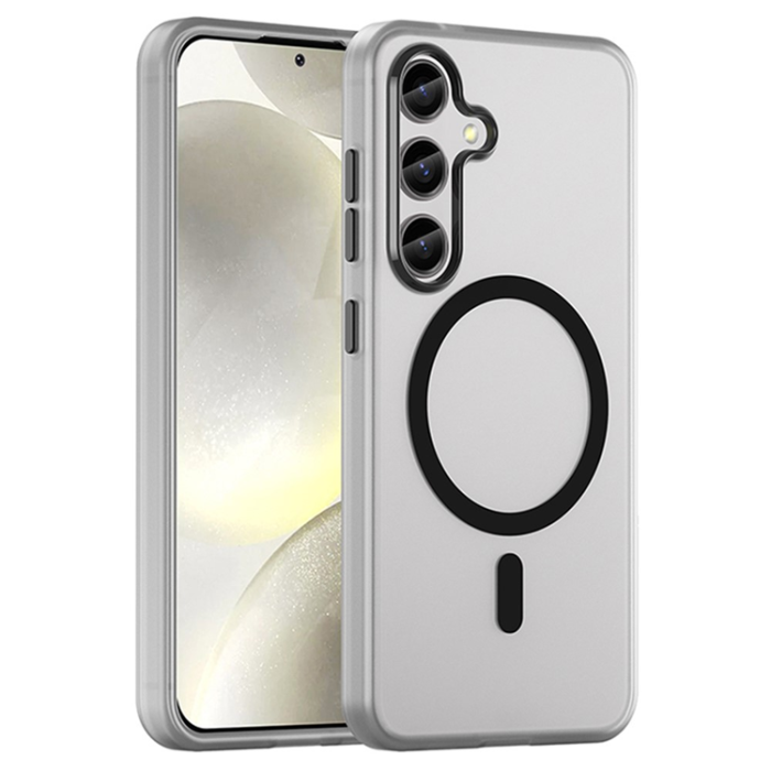 A-One Brand - Galaxy S25 Plus/S24 Plus Mobilskal MagSafe Frost - Svart