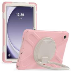 A-One Brand - Galaxy Tab A9 Plus Skal Kickstand Handle Grip - Rosa