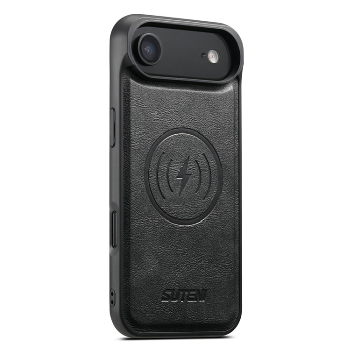 SUTENI - SUTENI iPhone 17 Air Mobilskal MagSafe Cowhide M3 - Svart