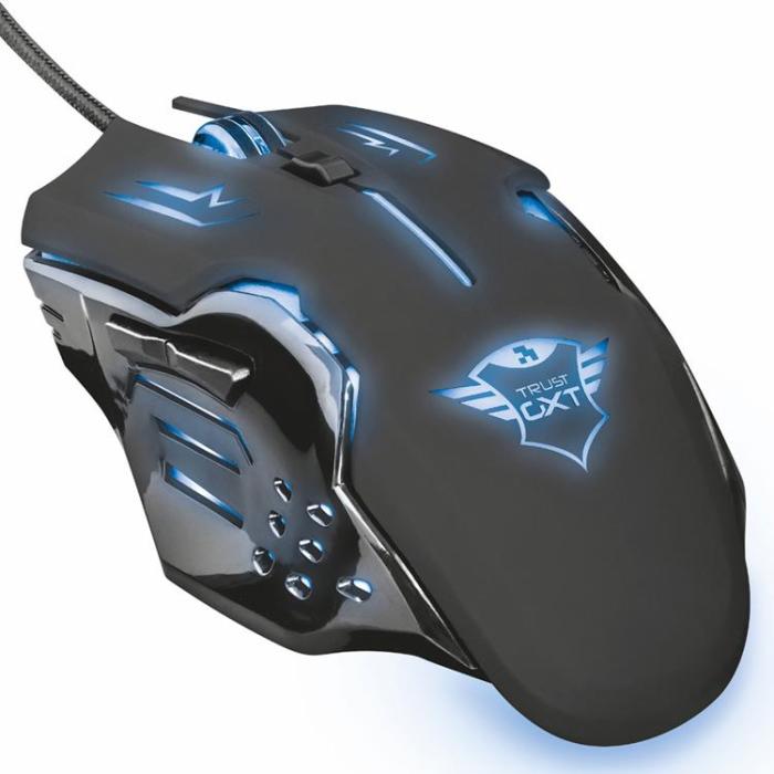 UTGATT1 - TRUST GXT 108 Rava Illuminated Gaming Mouse