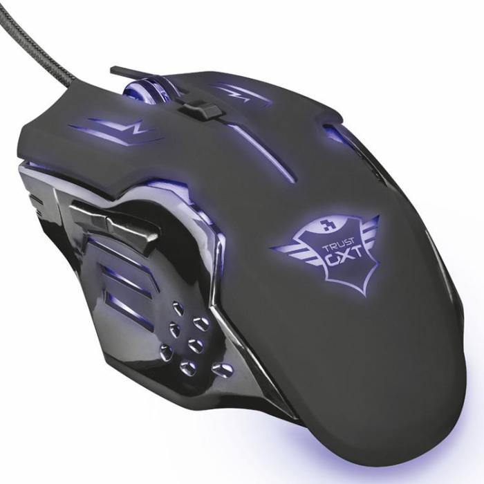 UTGATT1 - TRUST GXT 108 Rava Illuminated Gaming Mouse