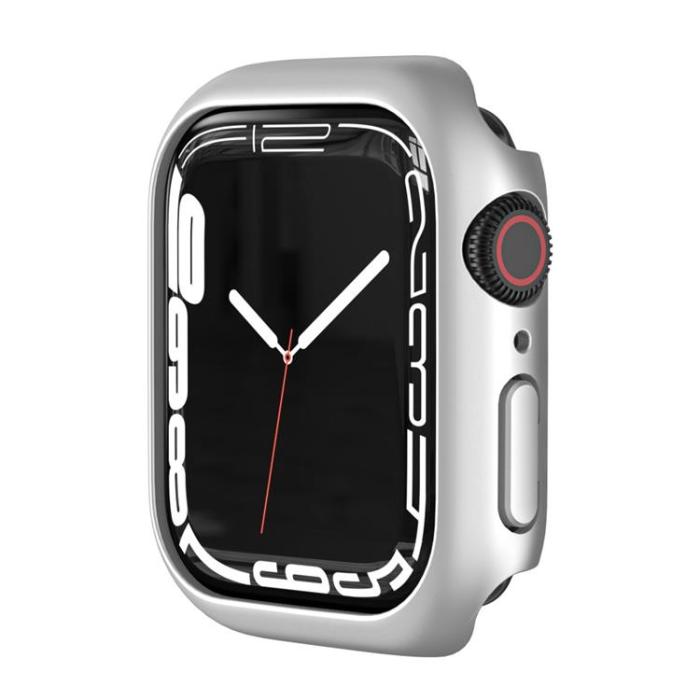 OEM - Hård PC Skal Apple Watch 7 41 mm - Silver
