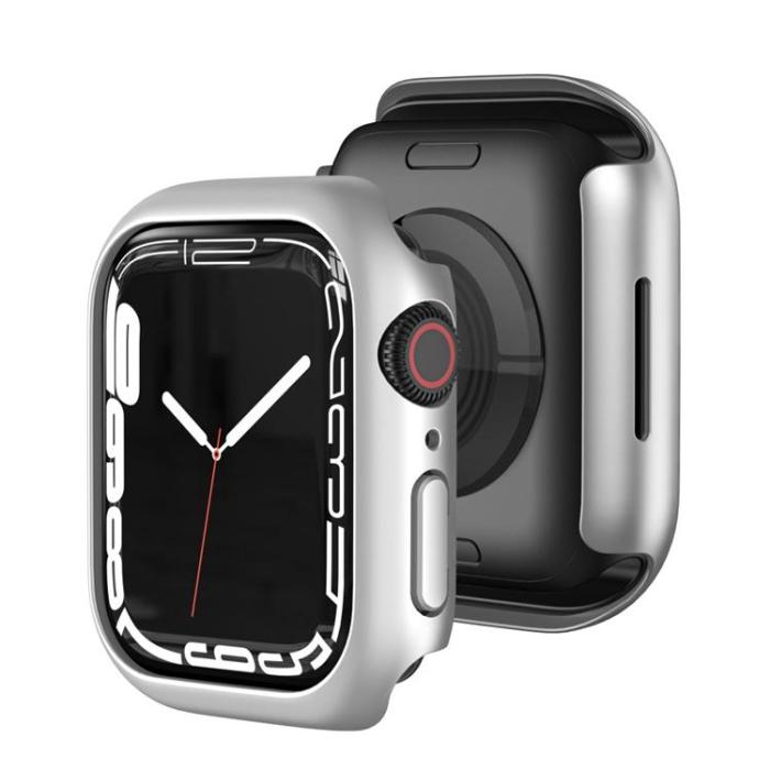 OEM - Hård PC Skal Apple Watch 7 41 mm - Silver