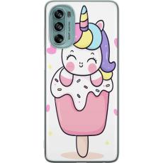 iSecrets - Mobilskal till Motorola Moto G62 5G med Glad enhörning