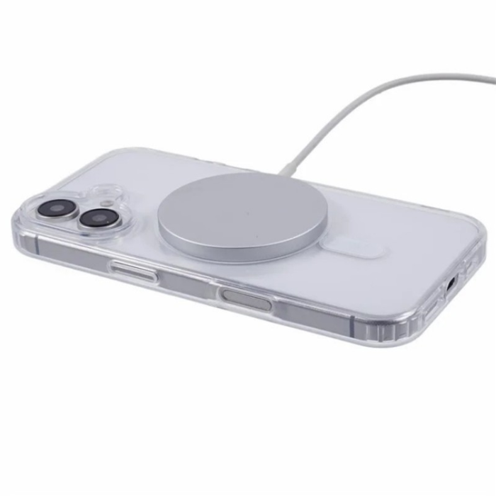 WANLONFENG - WANLONFENG iPhone 16 Mobilskal MagSafe + [2-Pack] Härdat glas