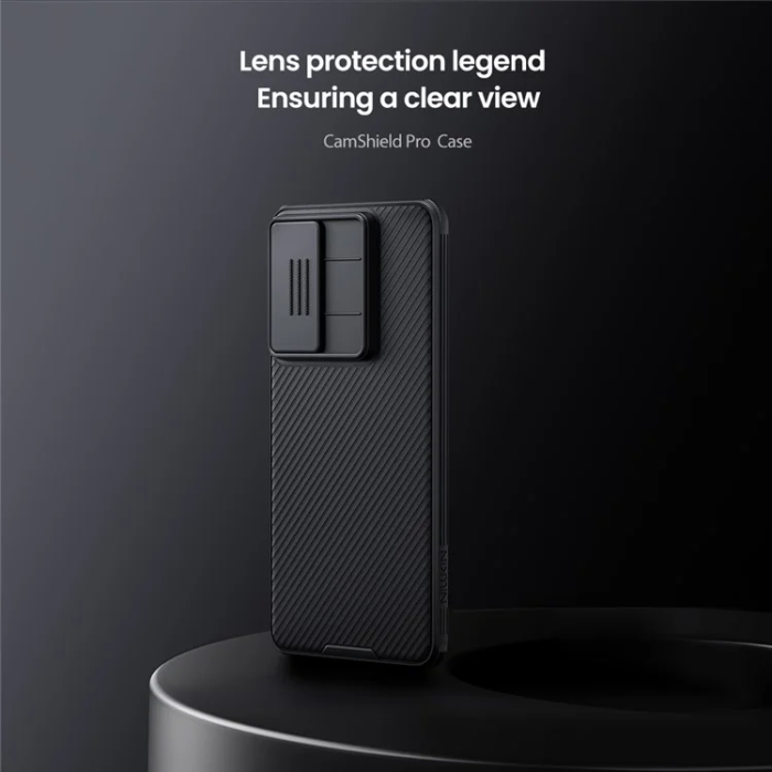 Nillkin - Nillkin Galaxy S25 Edge Mobilskal Magsafe CamShield Pro - Svart