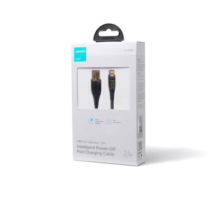 Joyroom - Joyroom Fast USB-C till Lightning kabel 2.4A 1.2m - Svart