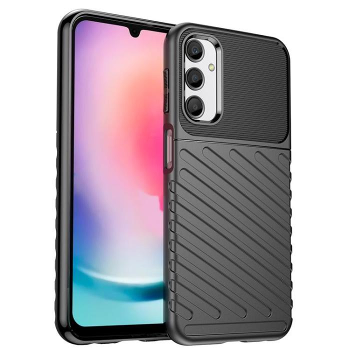 OEM - Galaxy A24 4G Mobilskal Thunder Armor Silikon - Svart