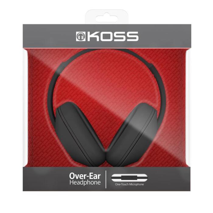 Koss - KOSS Hörlurar UR23i Over-Ear One Touch Mic - Svart