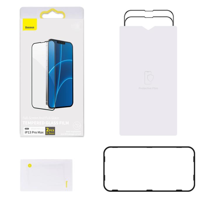 UTGATT1 - Baseus Härdat Glas iPhone 13 Pro Max