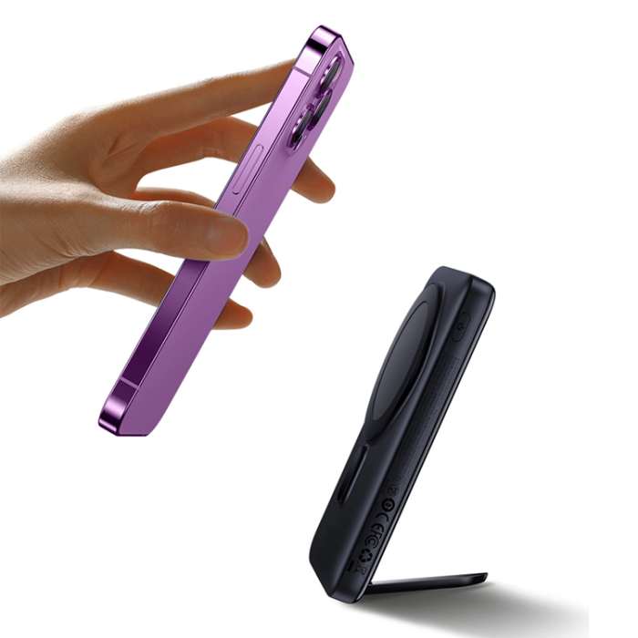 BASEUS - Baseus Powerbank Magnetisk Fäste Trådlös Snabbladdning 10000mAh 20W
