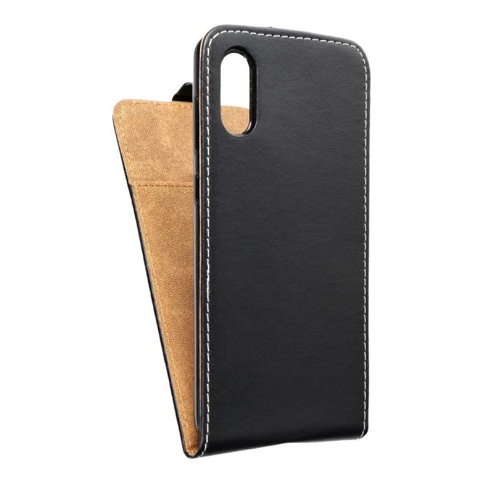 UTGATT1 - Samsung Galaxy A02 Fodral Slim Flexi Flip Konstläder - Svart