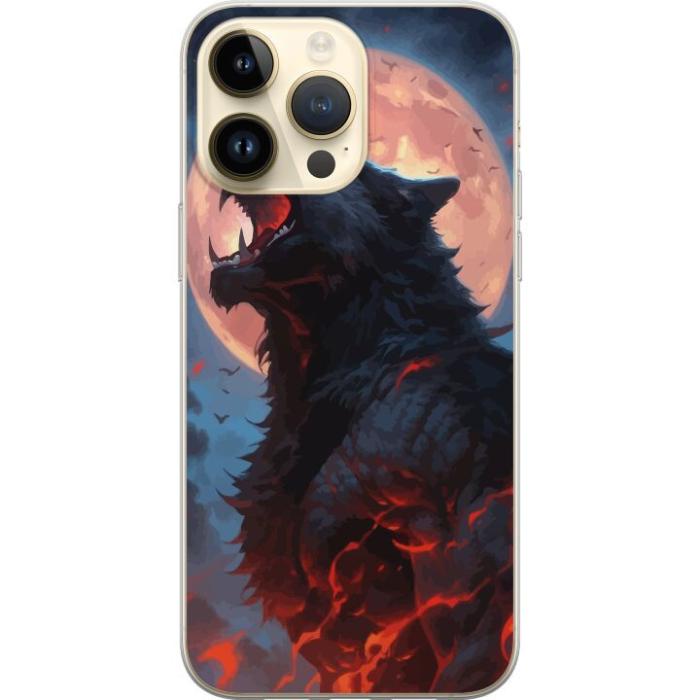 iSecrets - Mobilskal till Apple iPhone 14 Pro Max med Ylande varg