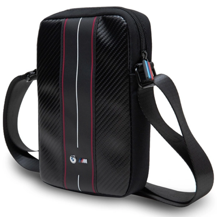 BMW - BMW Tablett Fodral 10'' Carbon & Röd Stripe - Svart