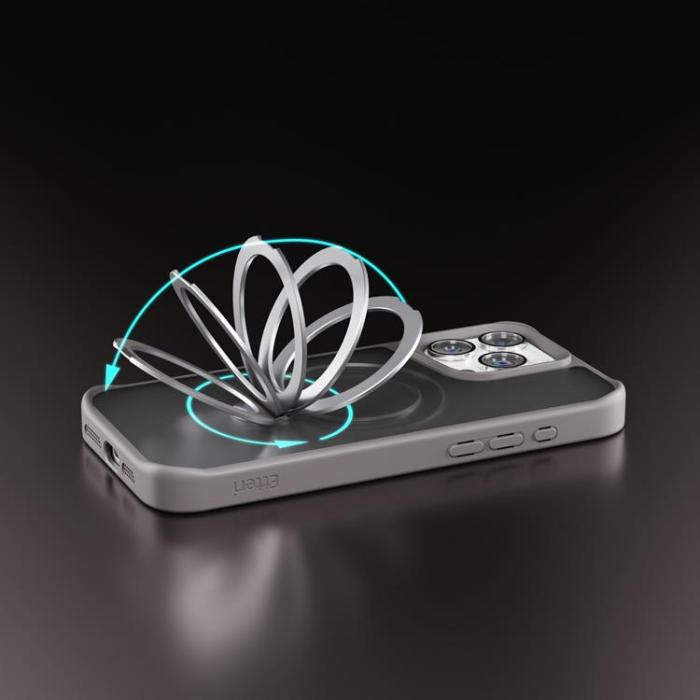 Etteri - Etteri iPhone 16 Pro Max Mobilskal MagSafe Matt Ring - Grå