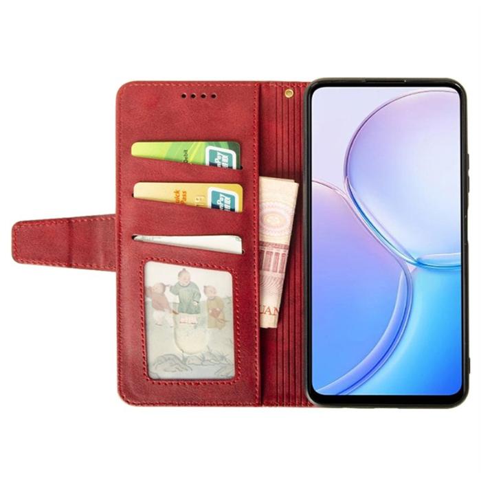 IDEWEI - IDEWEI Oppo Find X9 Pro Plånboksfodral Konstläder - Röd