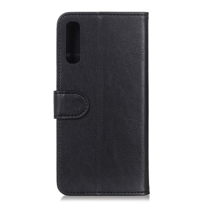 OEM - Litchi Läder Plånboksfodral Sony Xperia 5 II - Svart